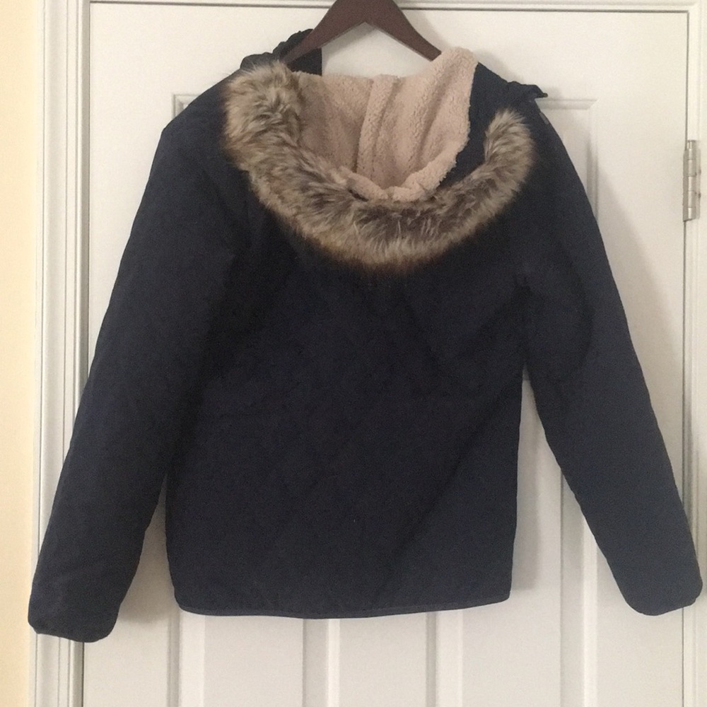 Quilted Sherpa lined Jacket - Picture 2 of 7